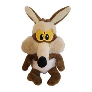 Warner Brothers Studio Looney Tunes Baby Wile E. Coyote 7" Plush Bean Bag Toy